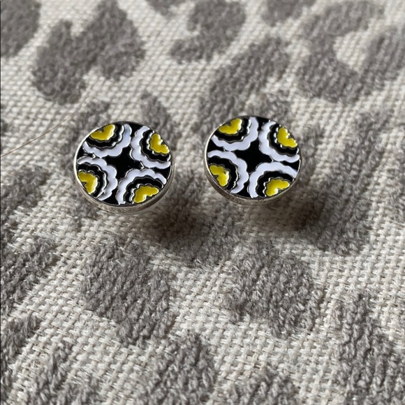Vera Bradley Fanfare Circle Post Earrings - Picture 3 of 5